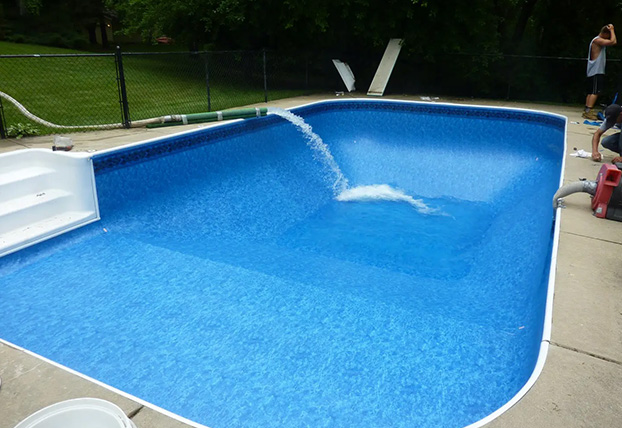 Rectangle Inground Swimming Pool Liner Replacement