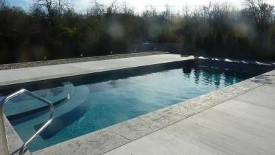 Stamped Concrete Pool Decking